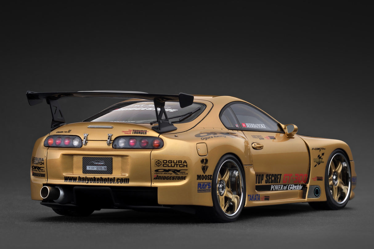 *PREORDER* Ignition Model 1:18 Toyota Supra (A80) TOP SECRET in Gold