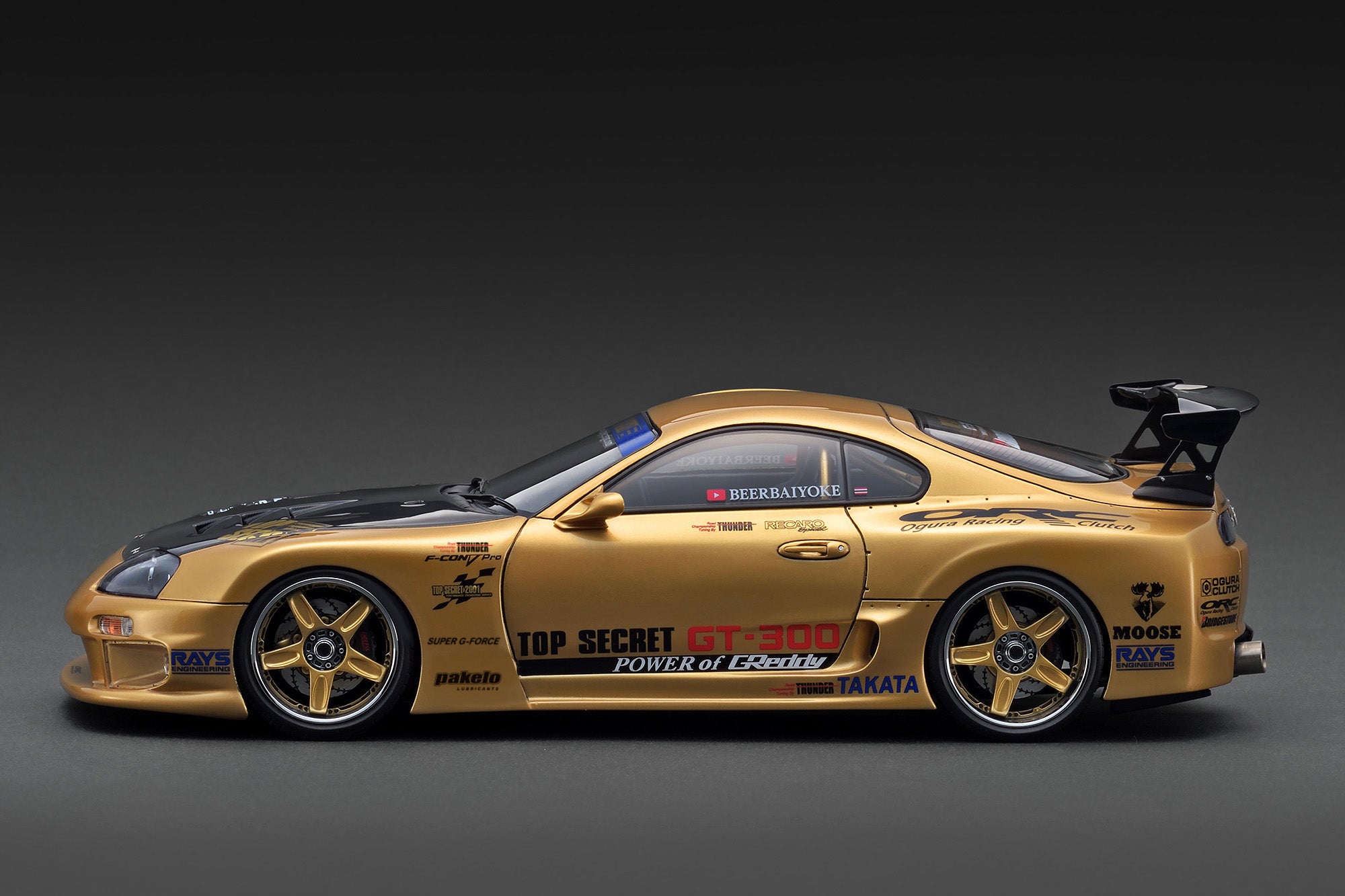 新品未使用セイカイコレクションTopJumper 170f 145f ３本セット Ignition Model 1:18 Toyota Supra (A80) TOP SECRET in Gold – Model