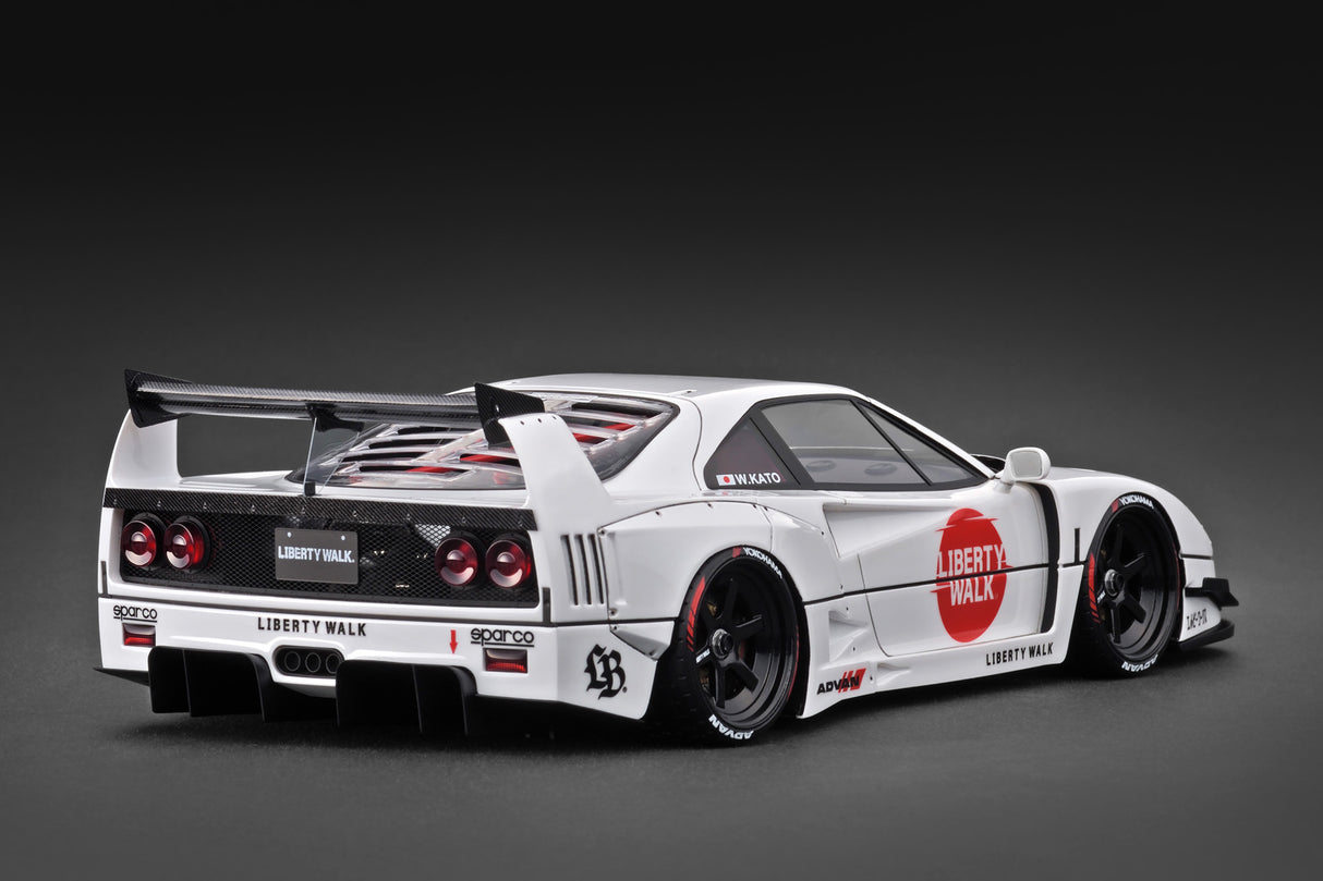 *PREORDER* Ignition Model 1:18 LB-Works F40 in White