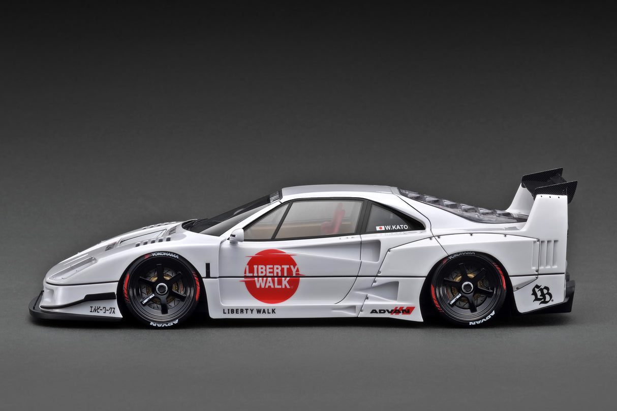*PREORDER* Ignition Model 1:18 LB-Works F40 in White