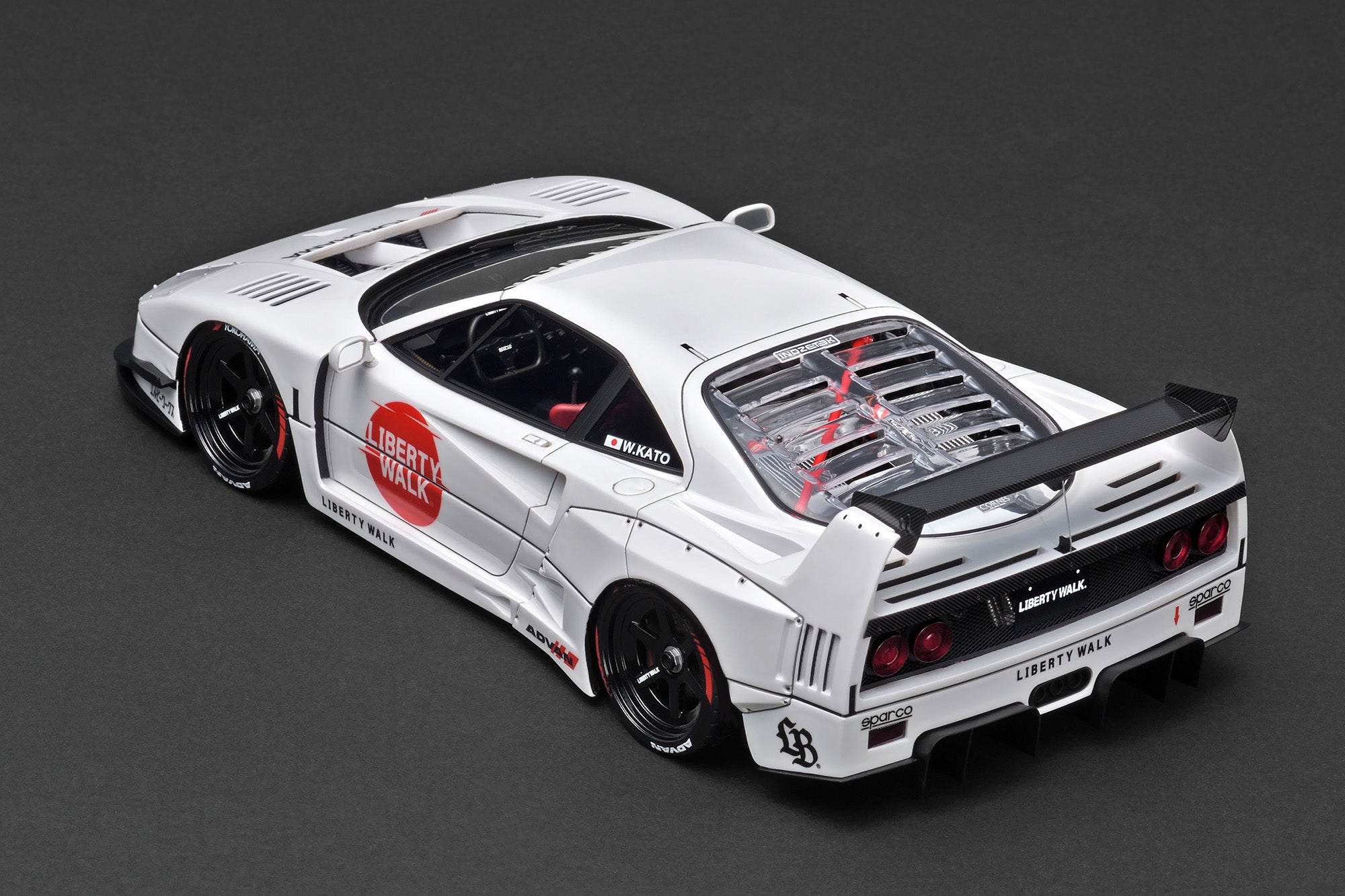 PREORDER* Ignition Model 1:18 LB-Works F40 in White – Model