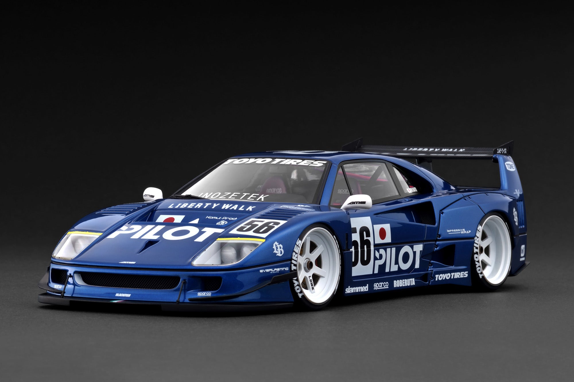 Ignition Model 1:18 LB-WORKS 40 Blue Metallic – Model Cars Houston