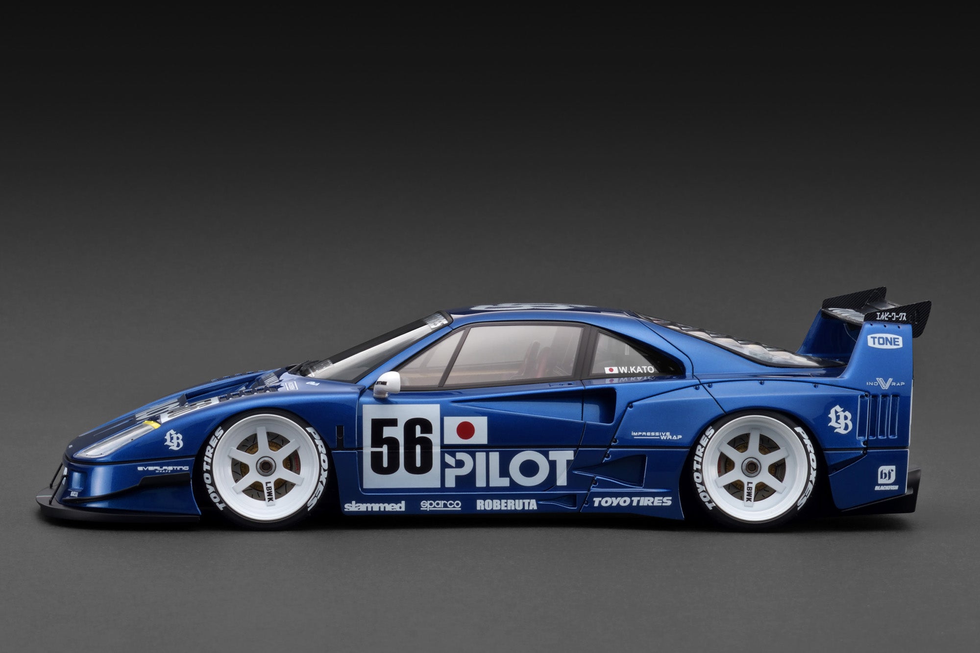 Ignition Model 1:18 LB-WORKS 40 Blue Metallic – Model Cars Houston