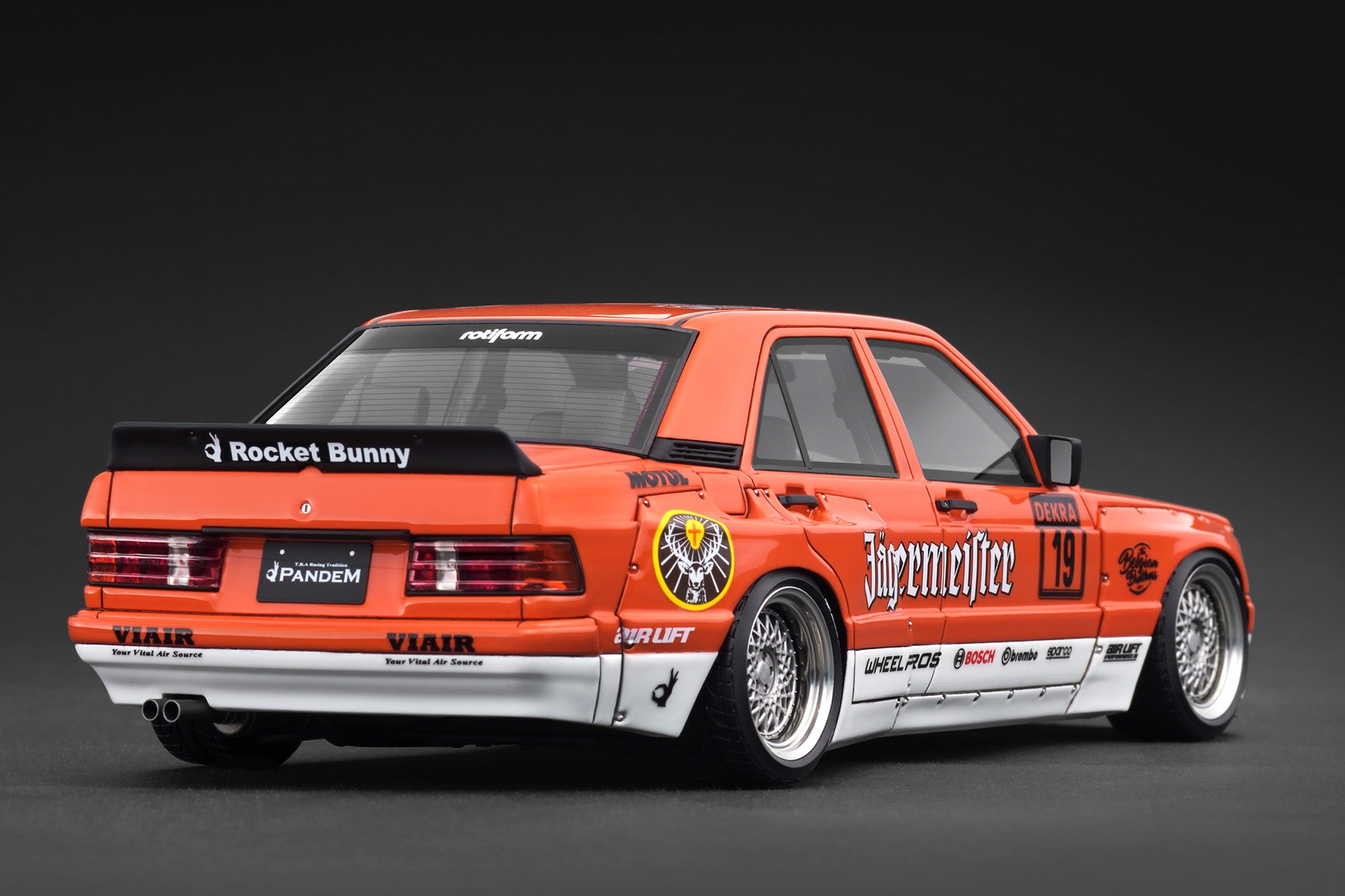 PREORDER* Ignition Model 1:18 Mercedes-Benz 190 PANDEM in Orange