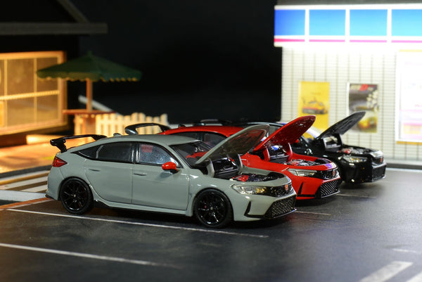 MotorHelix 1/64 Honda Civic Type-R (FL5) in Grey