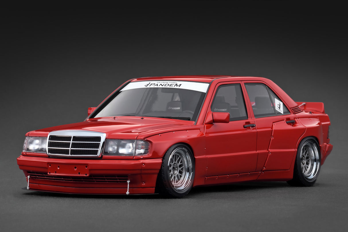 *PREORDER* Ignition Model 1:18 Mercedes-Benz  PANDEM 190 in Red
