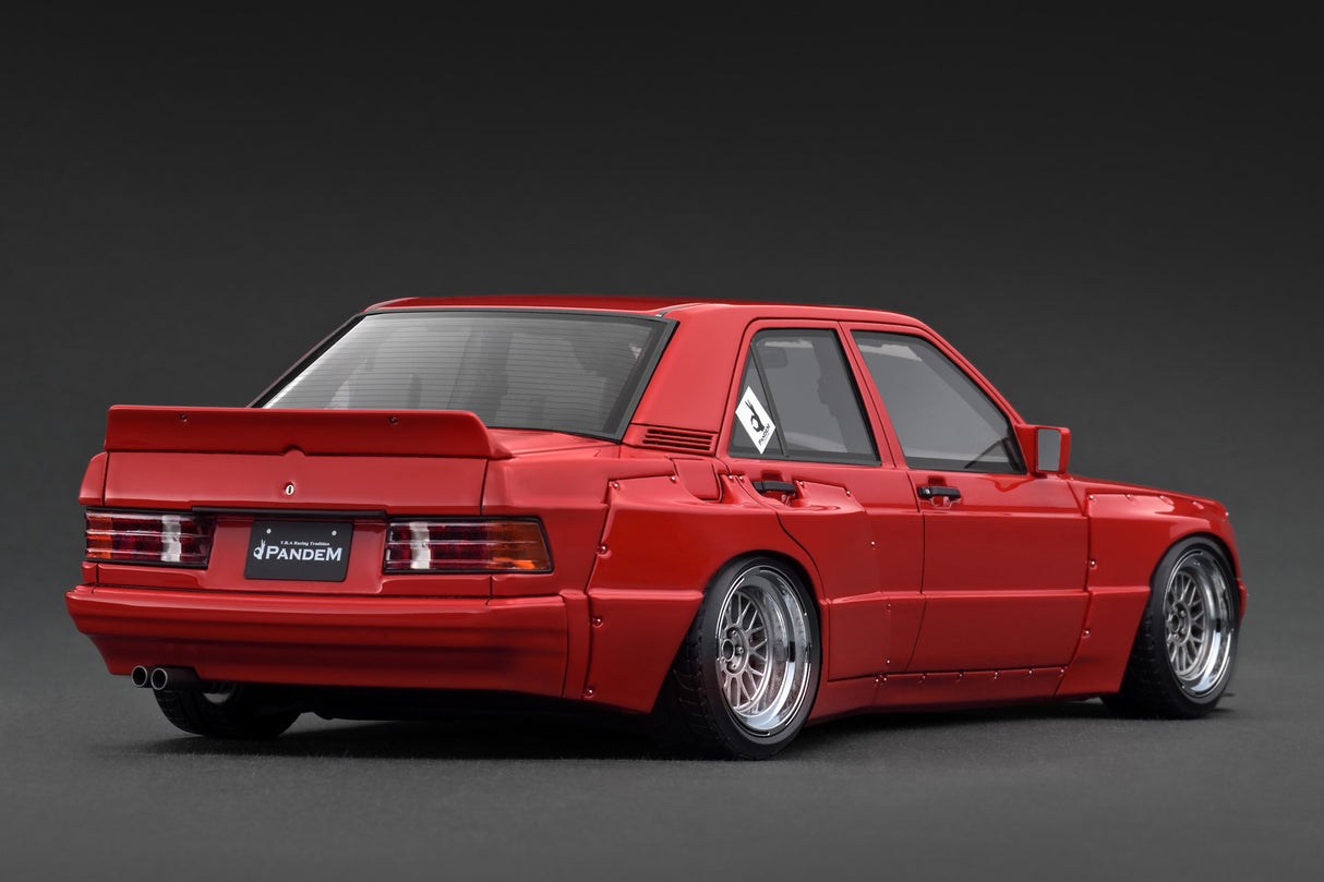 *PREORDER* Ignition Model 1:18 Mercedes-Benz  PANDEM 190 in Red