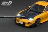 *PREORDER* Ignition Model 1:18 Mazda RX-7 (FD3S) INITIAL D in Yellow with LED Lights