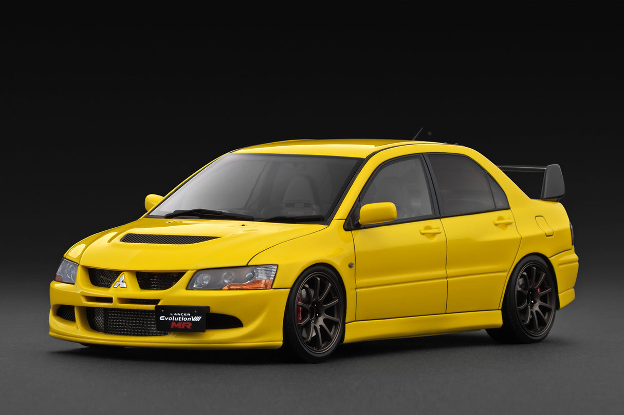*PREORDER* Ignition Model 1:18 Mitsubishi Lancer Evolution VIII MR (CT9A) in Yellow