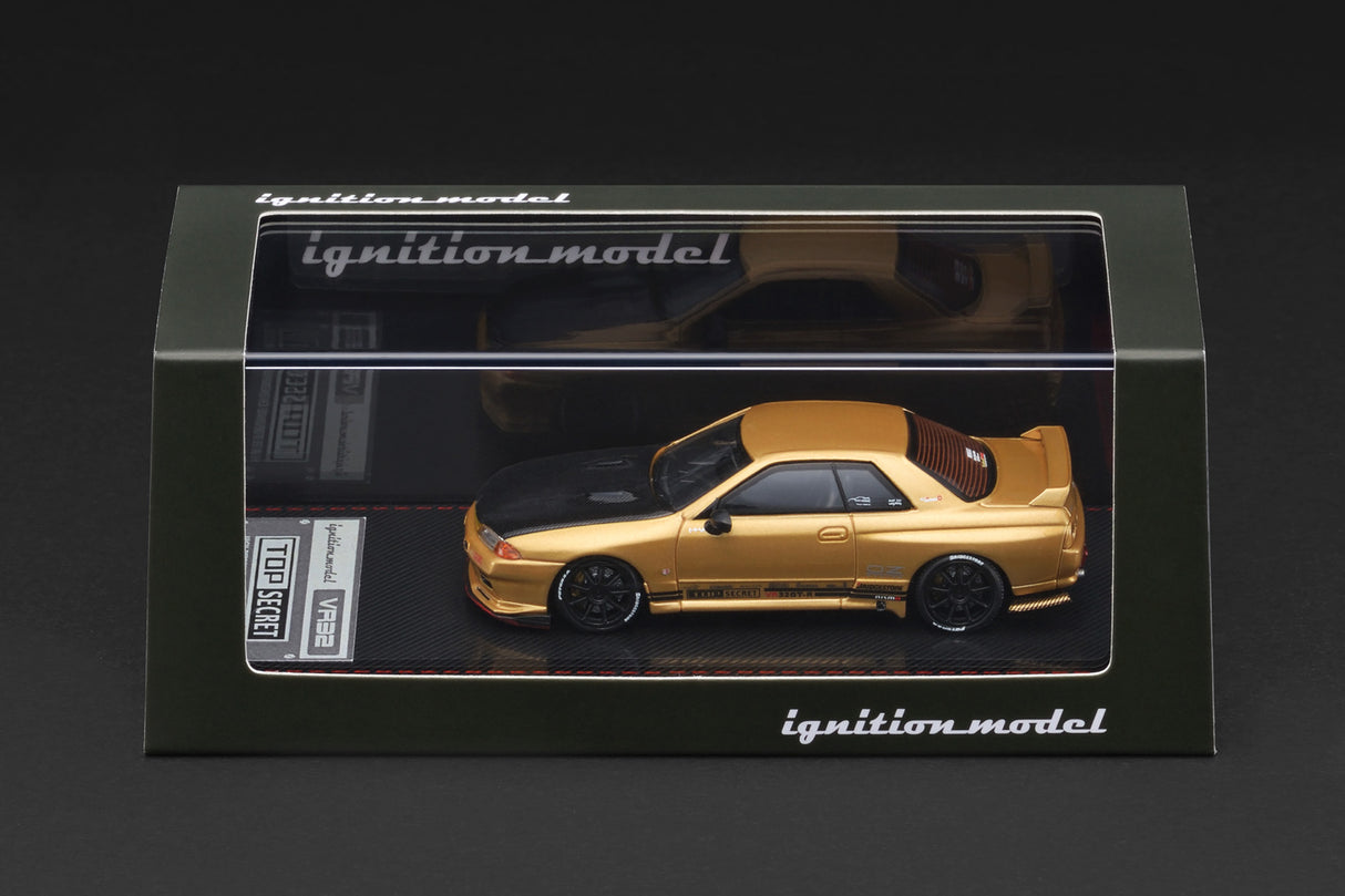 *PREORDER* Ignition Model 1:64 Nissan Skyline (BNR32) TOP SECRET GT-R (VR32) Gold