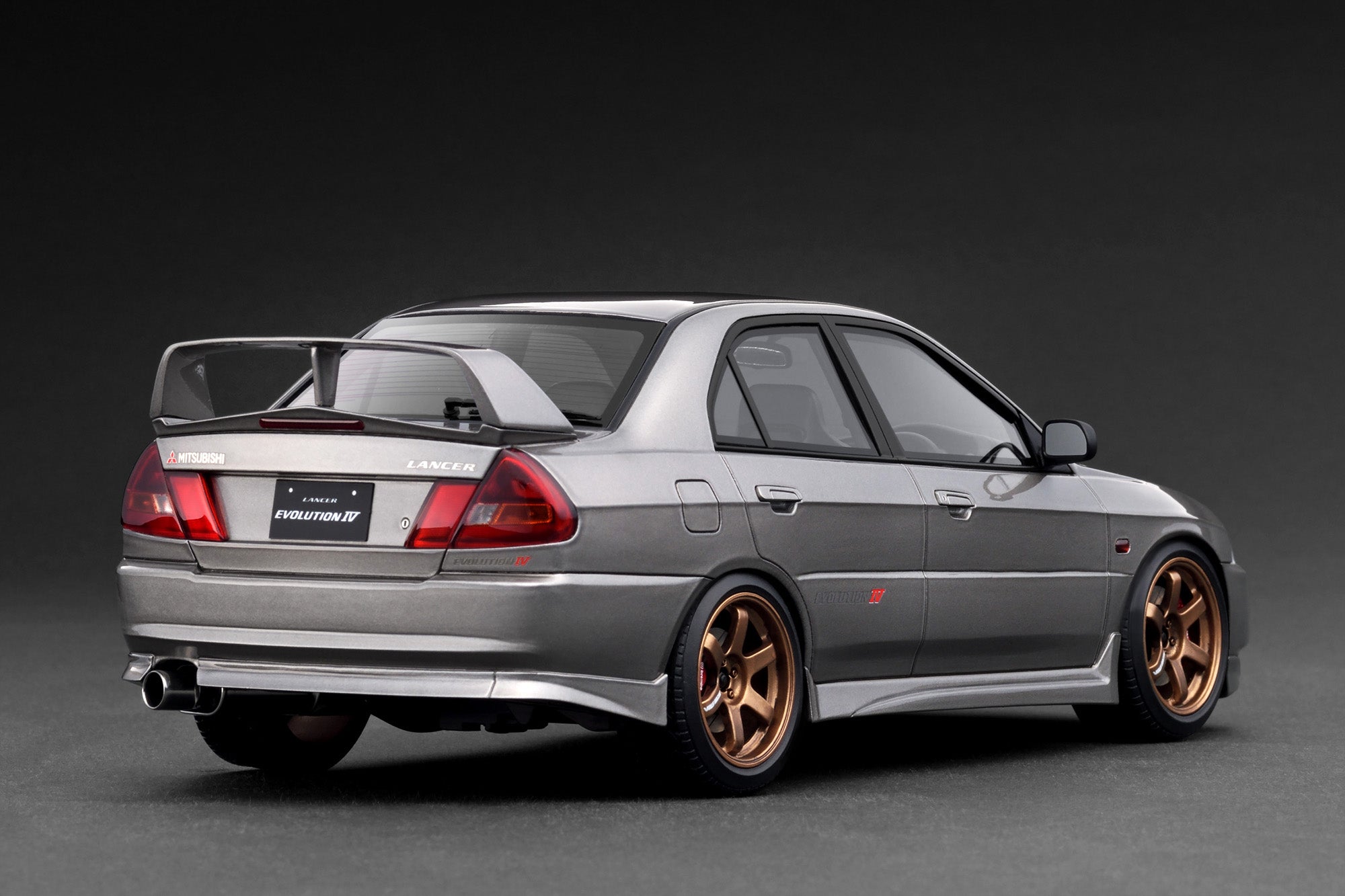 小物 UNCROWD LANCER 1/18 Mitsubishi Lancer EVO X 10 Silver Carbon Hood Diecast Model