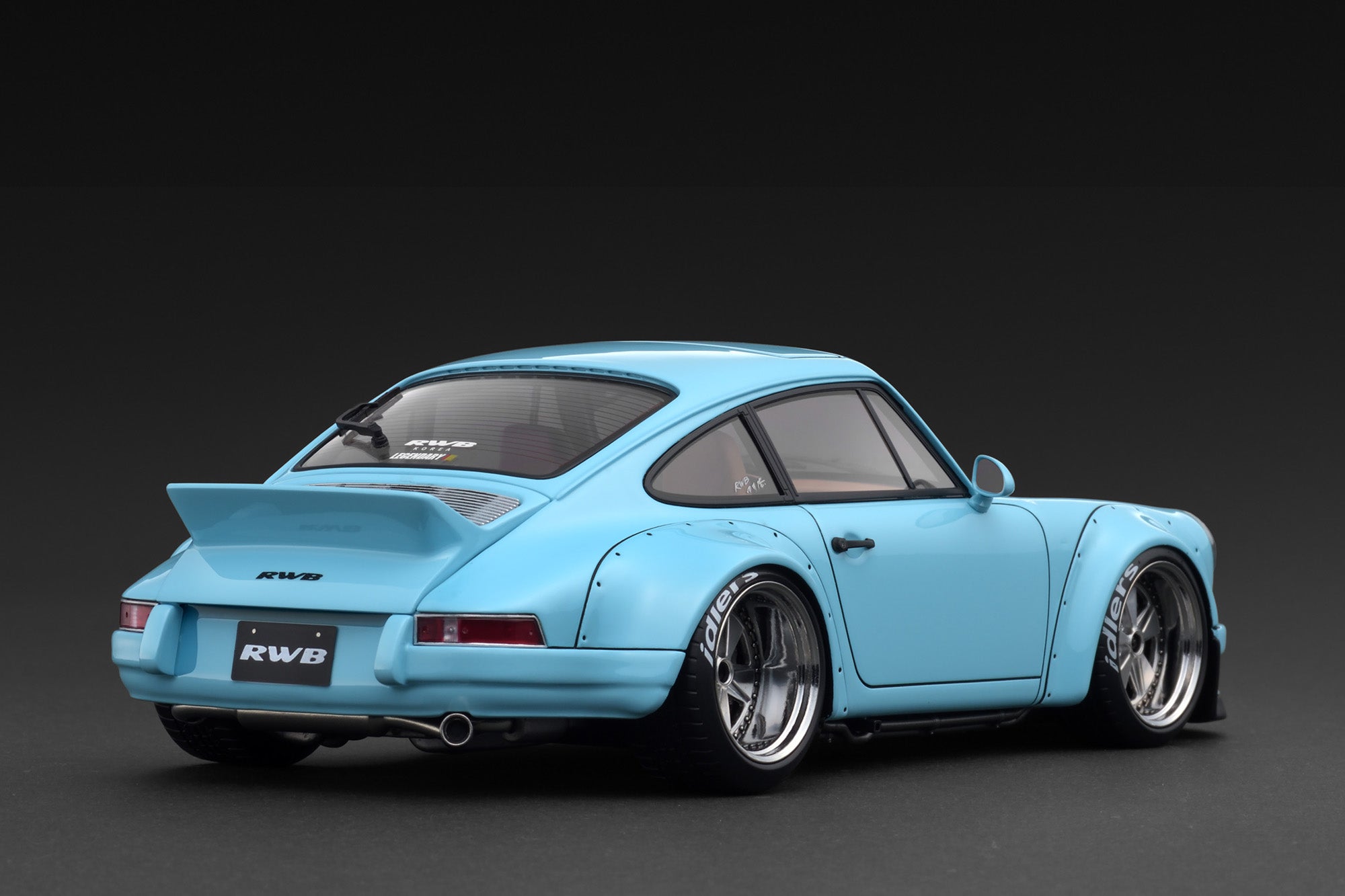PREORDER* Ignition Model 1:18 Porsche RWB Backdate in Light Blue