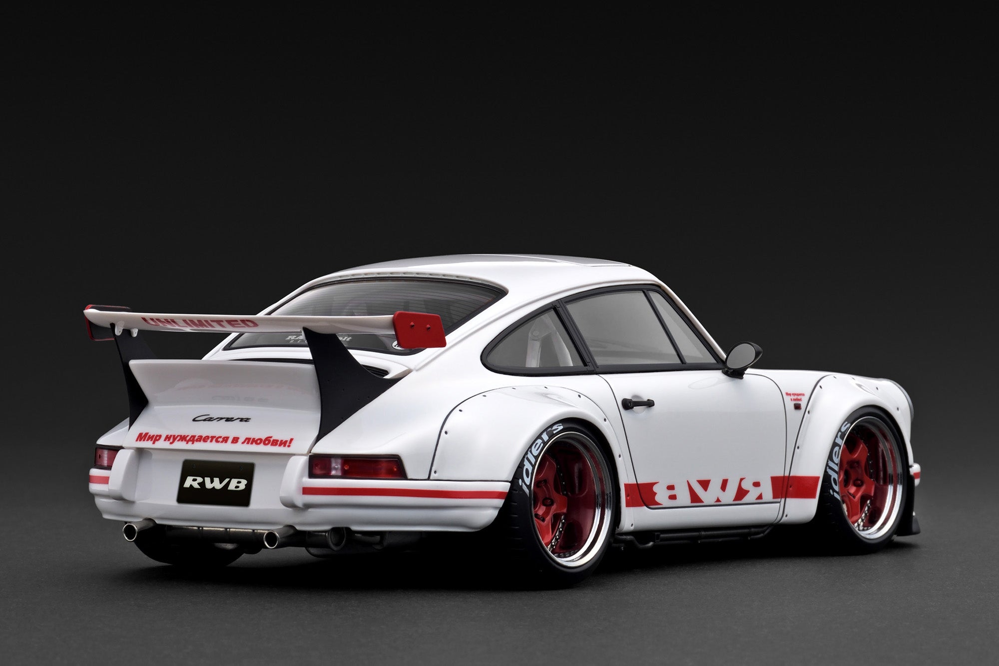 RWB997ignition Model 1/18 白 1/18 Ignition Model Porsche RWB 997 GT3 White - LIVECARMODEL.com