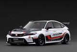 *PREORDER* Ignition Model 1:18 Honda Civic Type-R J'S Racing (FL5) Demo Car in White