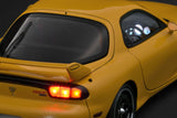 *PREORDER* Ignition Model 1:18 Initial D Mazda RX-7 Mazda Speed A-spec (FD3S) in Yellow with Sound & LED Version