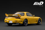 *PREORDER* Ignition Model 1:18 Initial D Mazda RX-7 Mazda Speed A-spec (FD3S) in Yellow with Mr. Keisuke Takahashi