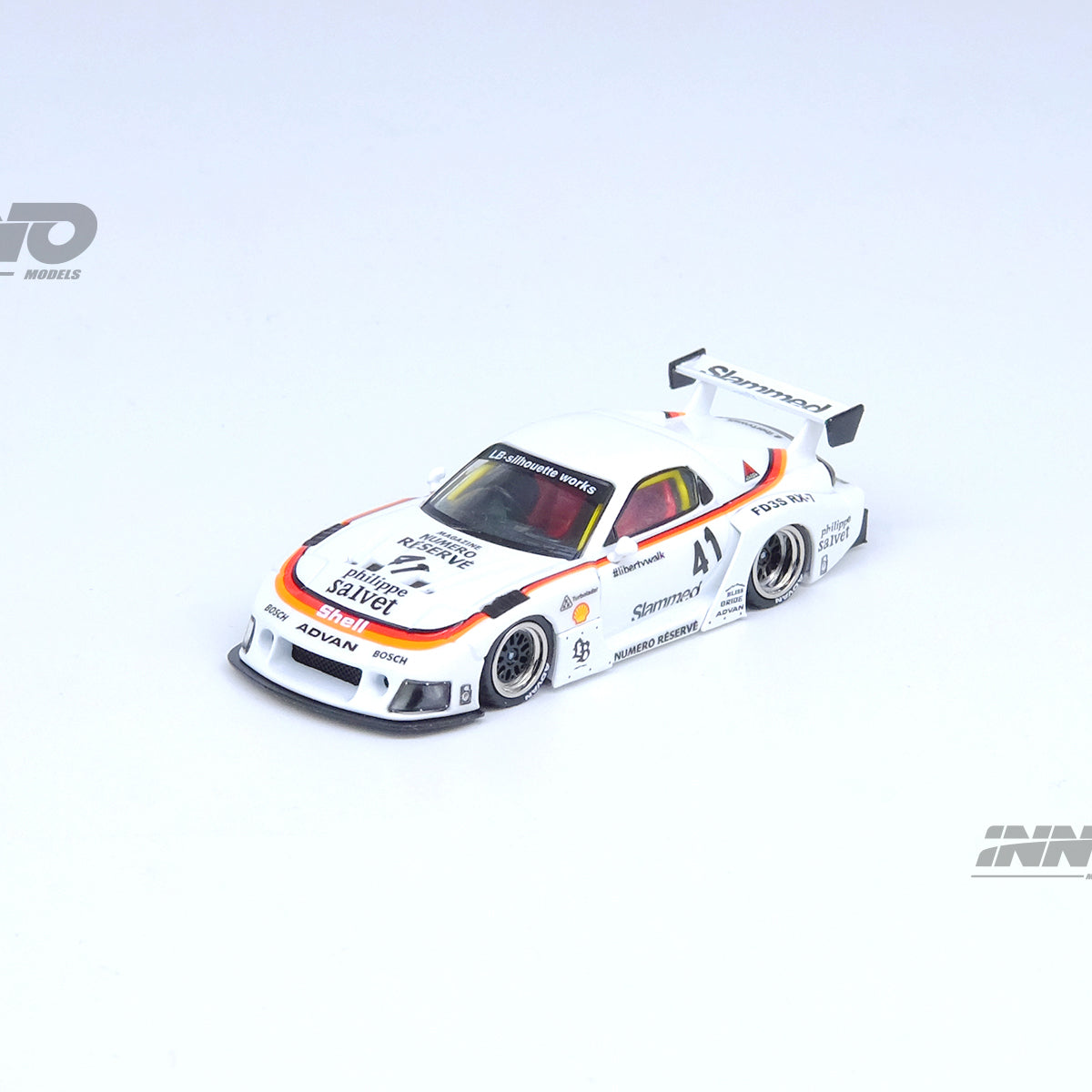 INNO64 1:64 Mazda RX7 (FD3S) LB-SUPER SILHOUETTE in White – Model Cars ...