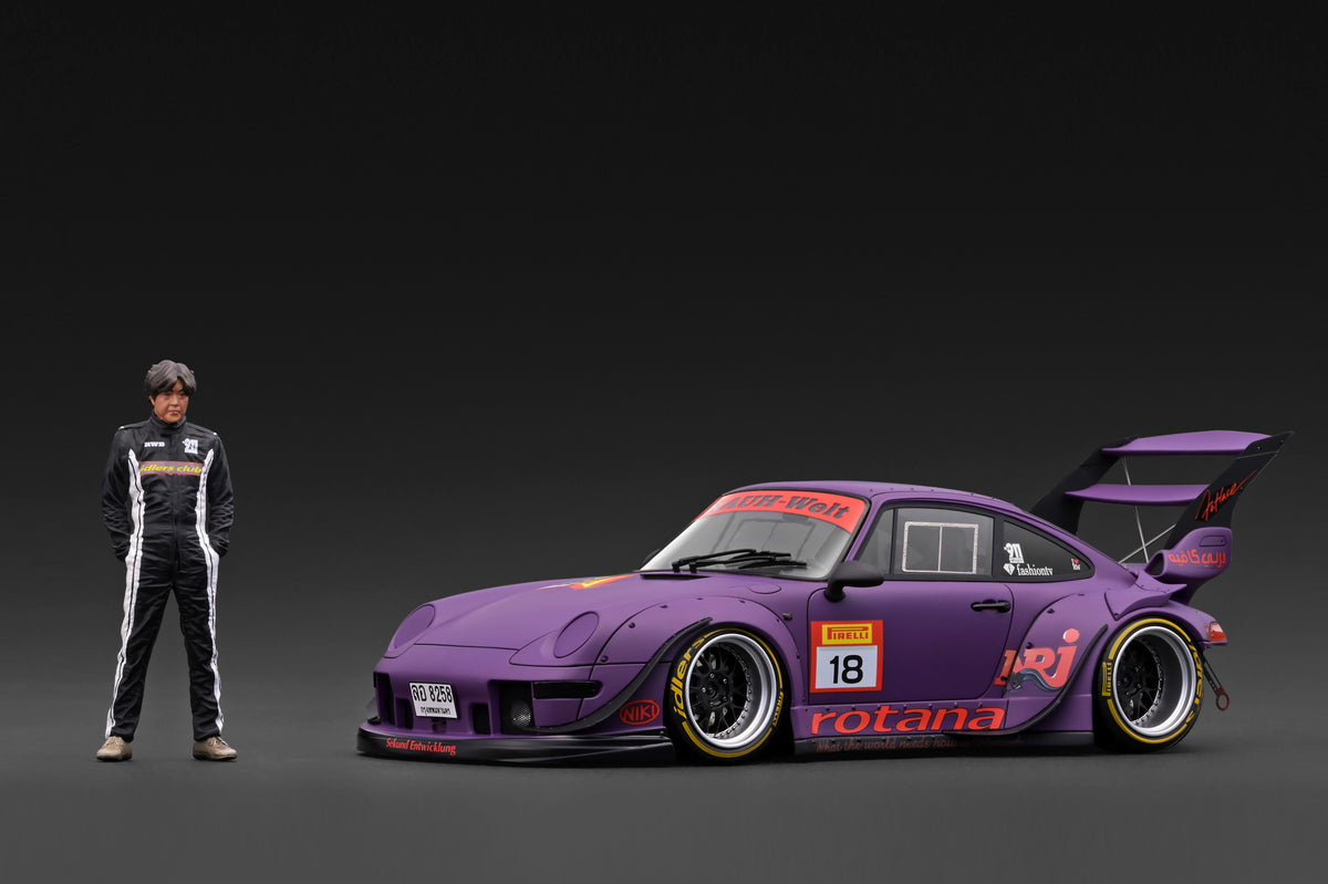 Mini Gt Rwb Purple *PREORDER* Ignition Model 1:18 Porsche RWB 993 in Matte Purple with Mr ...