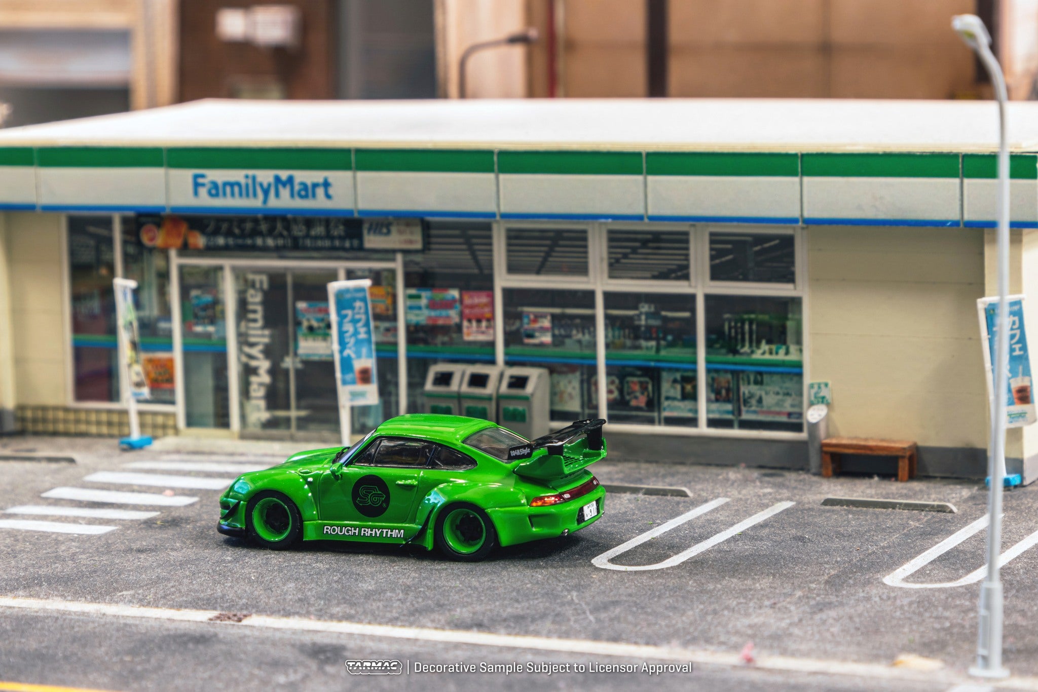 Tarmac Works 1/64 Porsche 993 RWB Rough Rhythm Fuel Fest