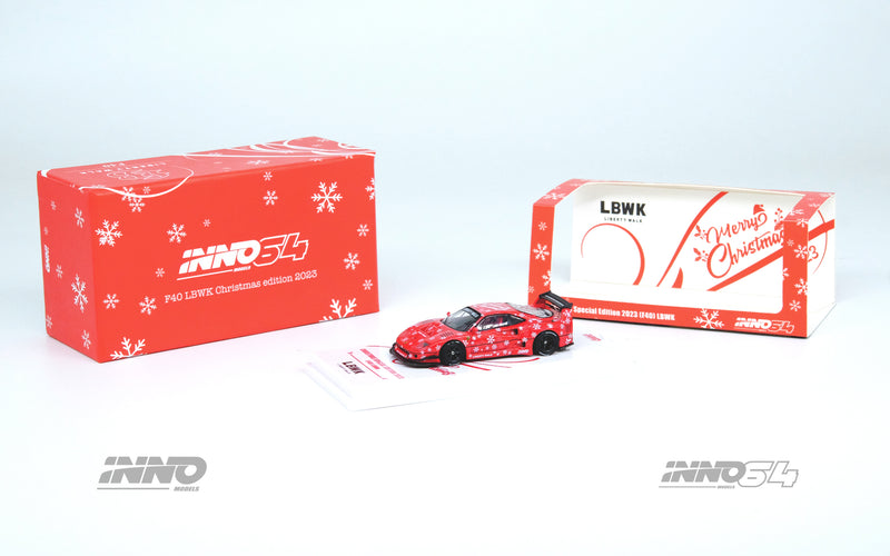 INNO64 1/64 Ferrari F40 Liberty Walk 2023 Christmas Edition