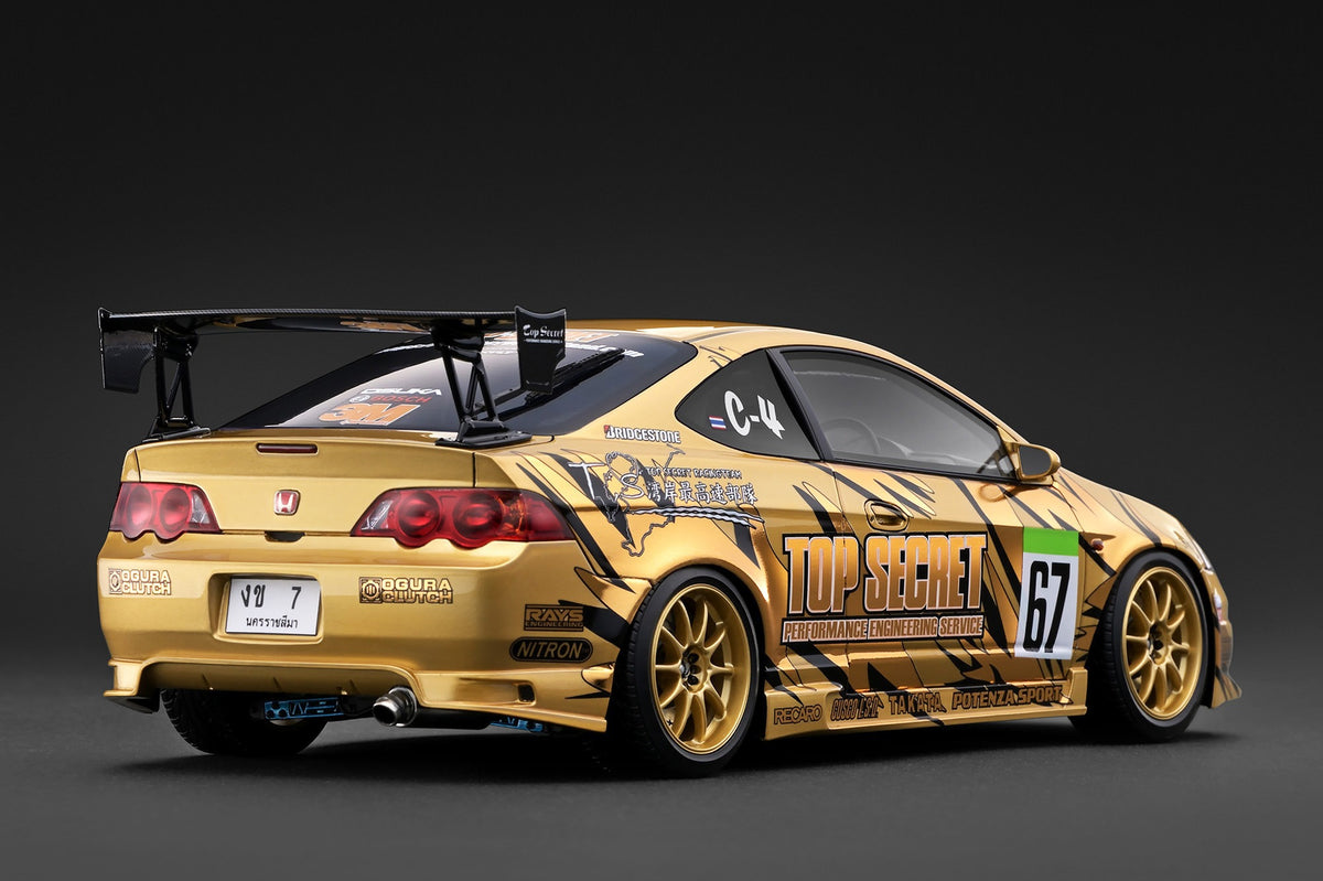 *PREORDER* Ignition Model 1:18 Honda Integra Type-R (DC5) TOP SECRET in Gold