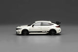 *PREORDER* MotorHelix 1:64 Honda Civic Type-R (FL5) HKS Livery – Championship White
