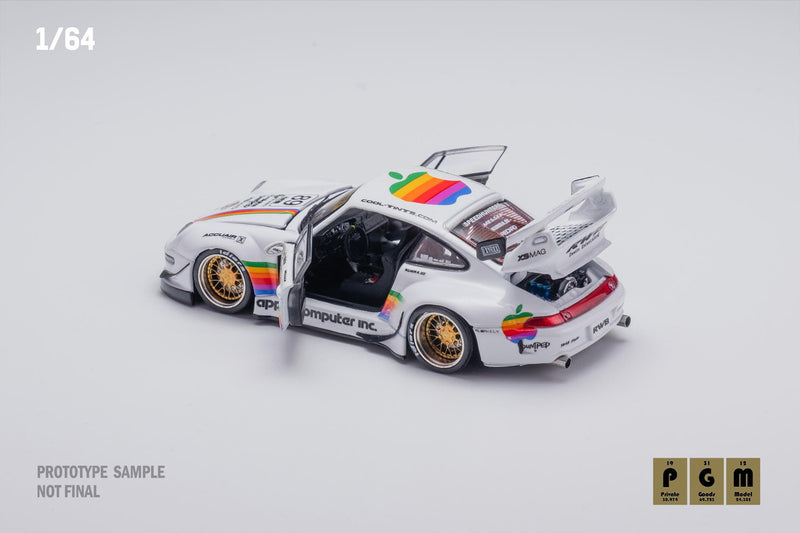 *PREORDER* PGM 1:64 Porsche 993 RWB Apple Luxury Version