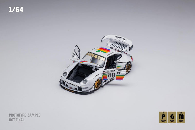 *PREORDER* PGM 1:64 Porsche 993 RWB Apple Regular Version