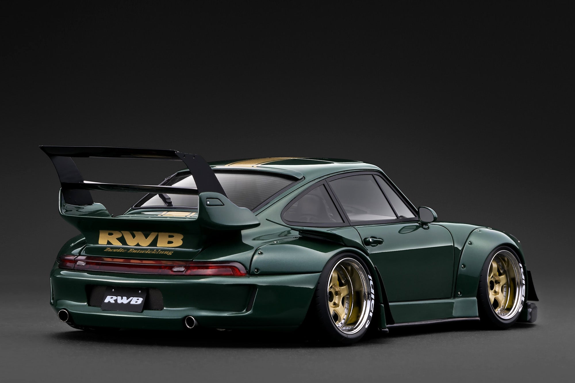 希少 1/18 イグニッションモデル ポルシェ RWB 993 マルティニ PREORDER* Ignition Model 1:18 Porsche RWB 993 in Green Metallic