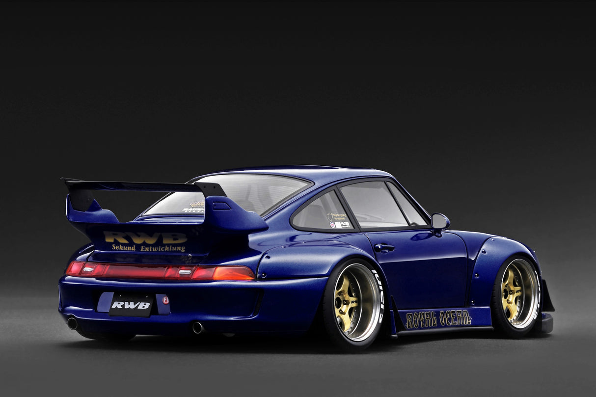 *PREORDER* Ignition Model 1:18 Porsche RWB 993 in Blue Metallic