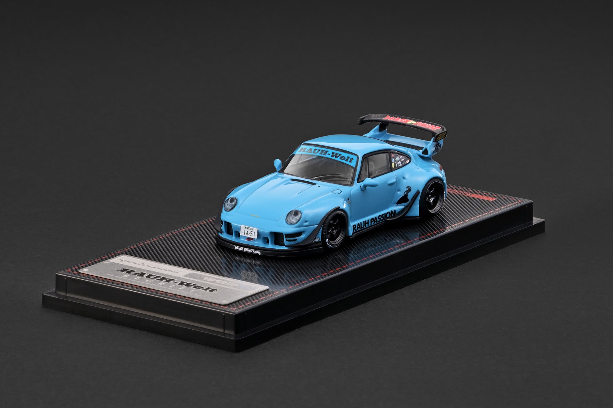ミニカー Chase car ignition model 1:64 RWB PREORDER* Ignition Model 1:64 RWB 993 in Light Blue – Model Cars