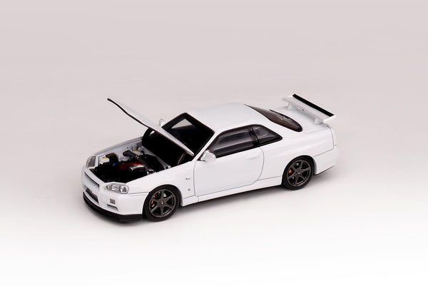 *PREORDER* MotorHelix 1/64 Nissan Skyline GT-R (BNR34) in Pearl White