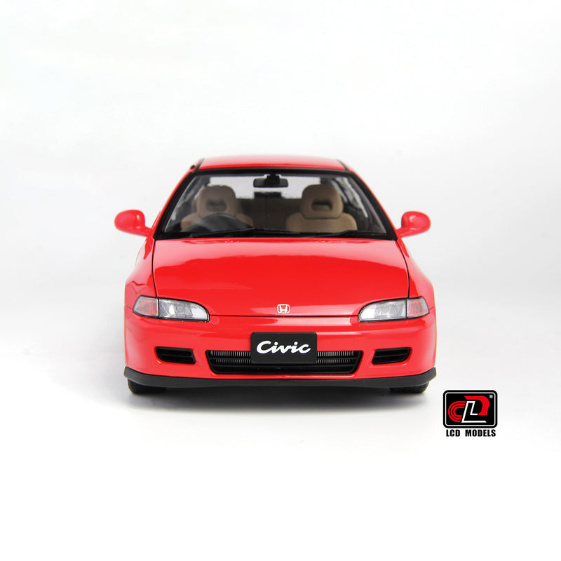 LCD Models 1:18 Honda Civic (EG6) SiR II in Red