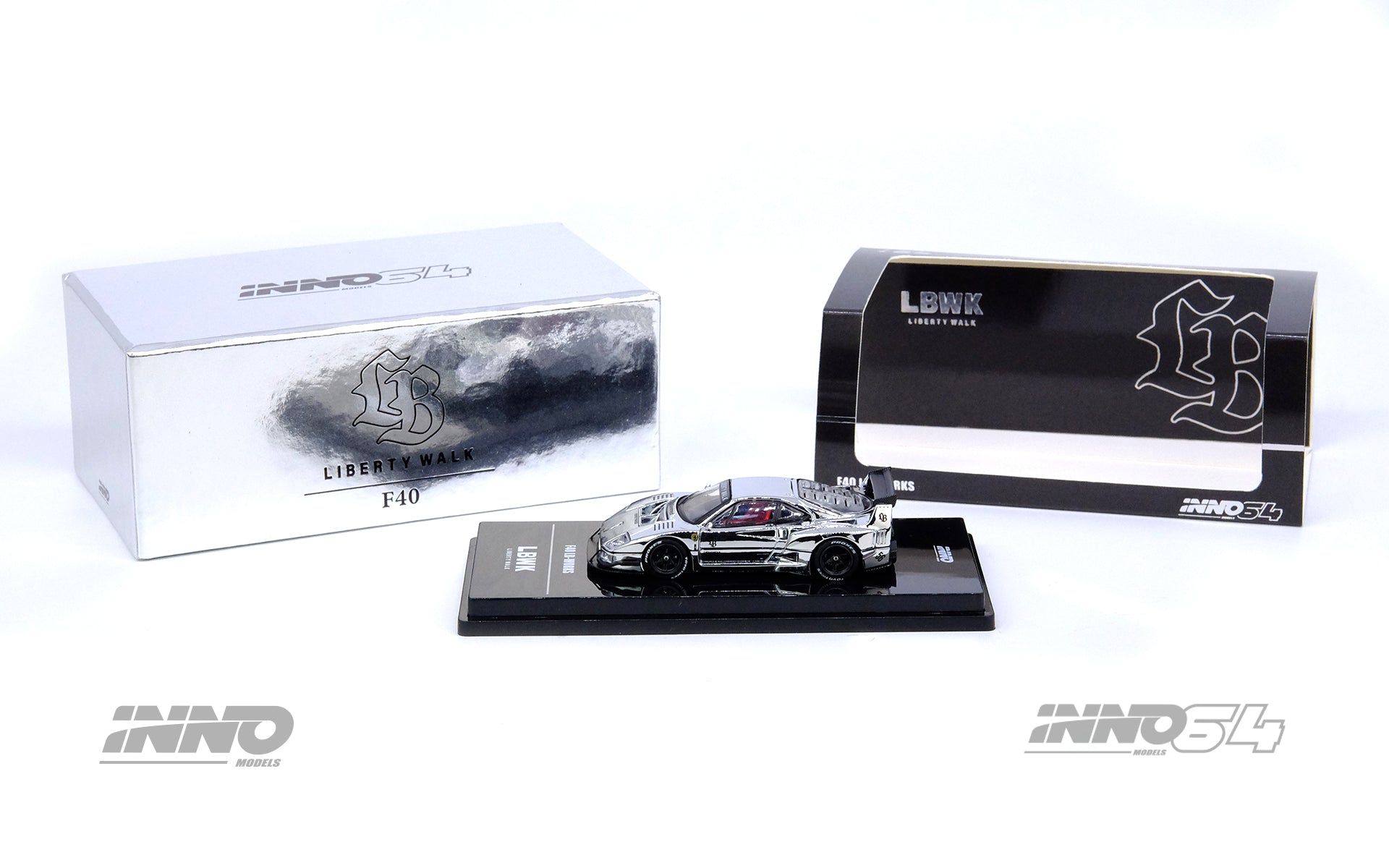 Amazon.com: INNO 1/64 LBWK F40 Beijing Hobby Limited Chase
