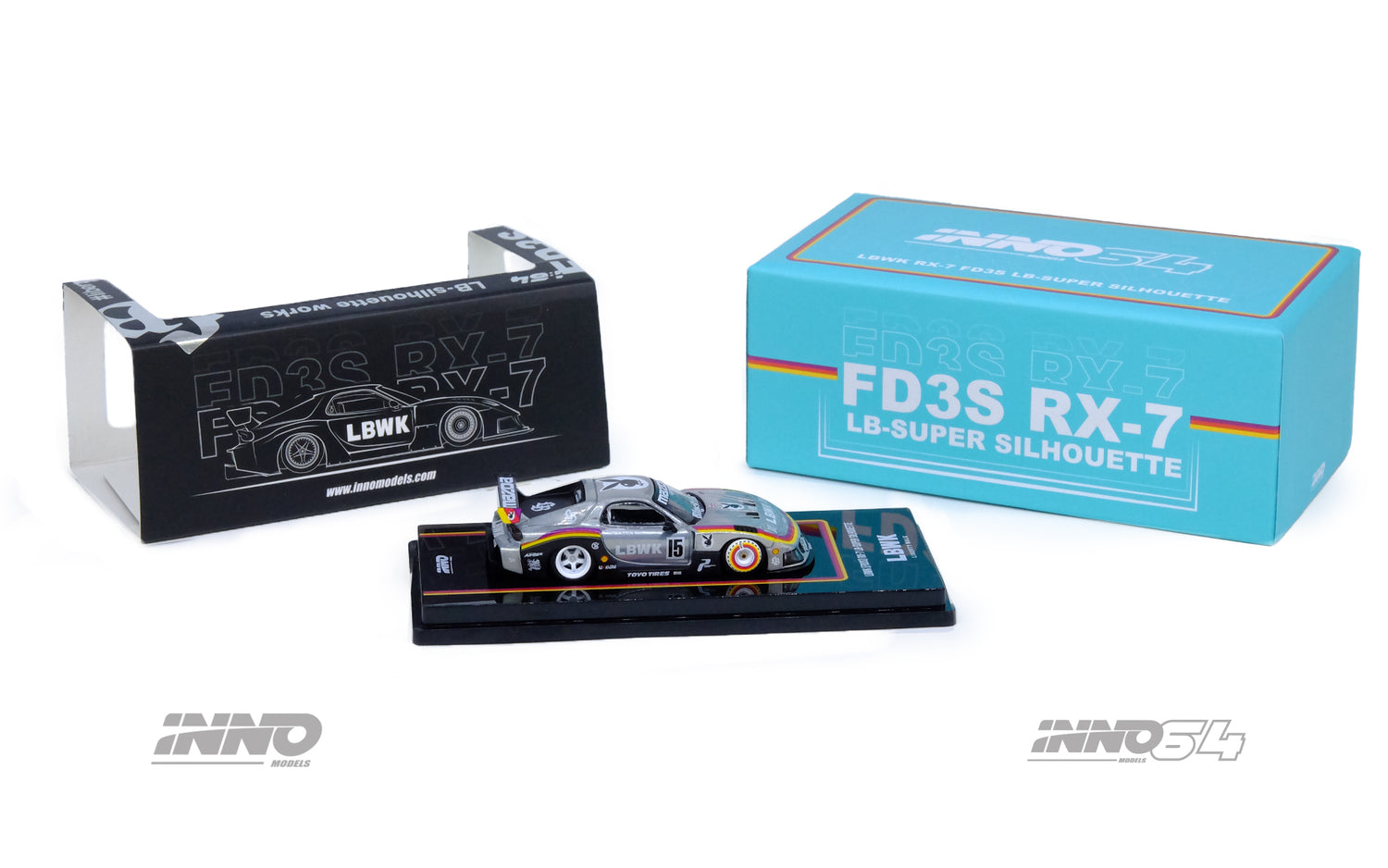INNO64 1:64 Mazda RX7 (FD3S) LB-SUPER SILHOUETTE Hobby Expo China 2024 ...