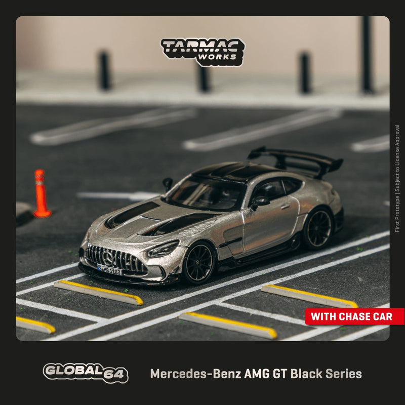*PREORDER* Tarmac Works 1:64 Mercedes-Benz AMG GT Black Series in Silver