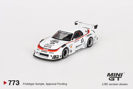 MINI GT 1:64 Mazda RX-7 LB-Super Silhouette #41 Numero Reserve in White