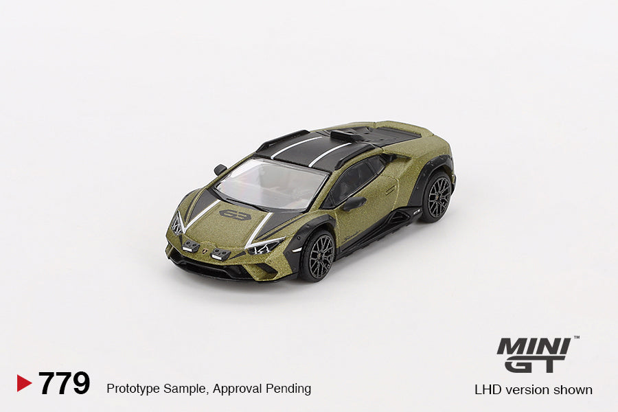 MINI GT 1:64 Lamborghini Huracán Sterrato in Verde Gea Matt