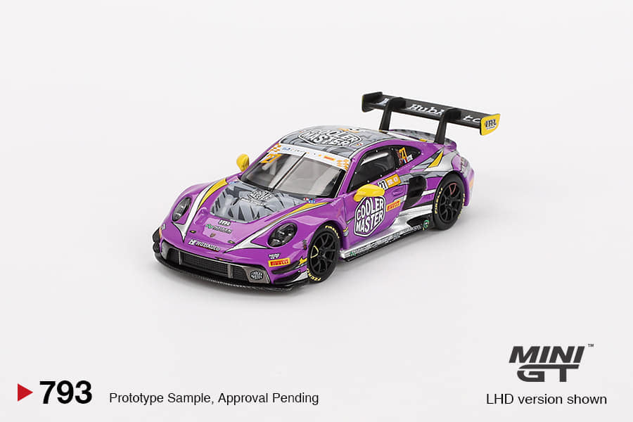 MINI GT 1:64 Porsche 911 GT3 R #27 HubAuto Racing 2023 FIA GT