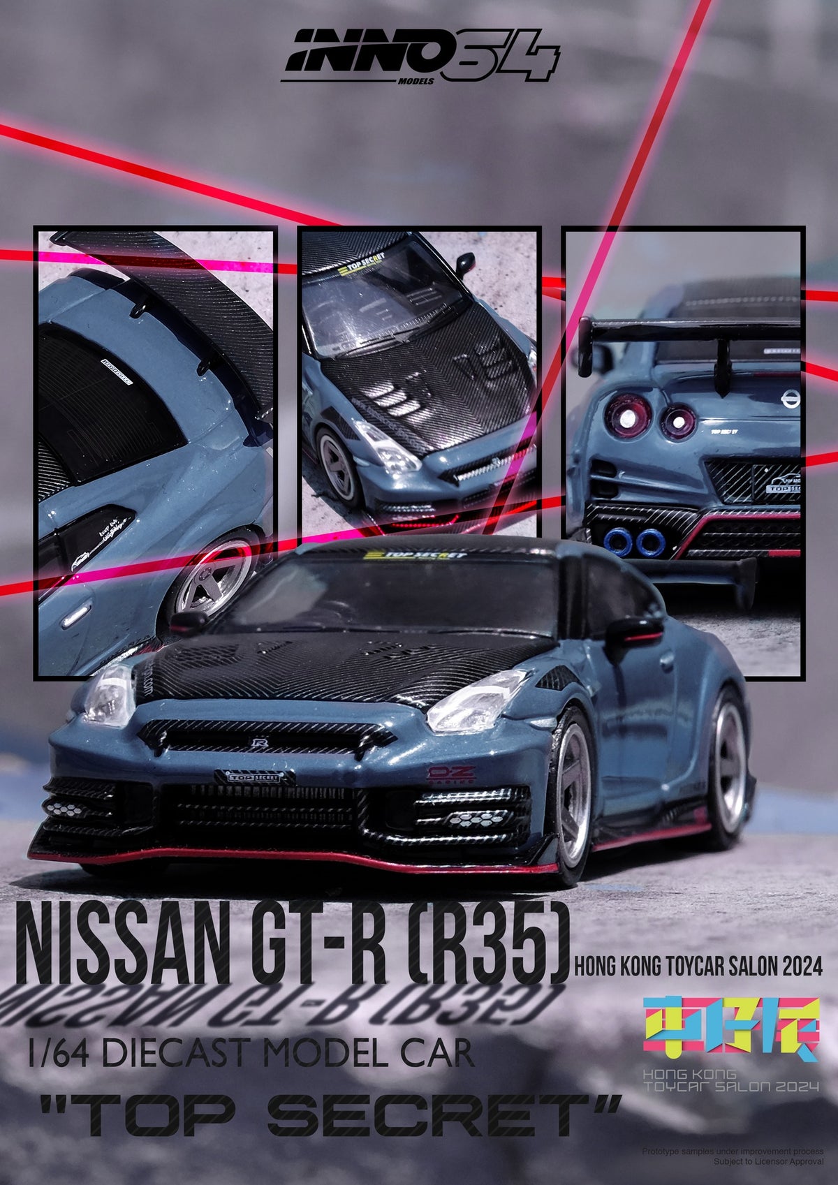 INNO64 1:64 Nissan GT-R R35 Top Secret Tokyo Auto Salon 2024 Special  Edition | eBay