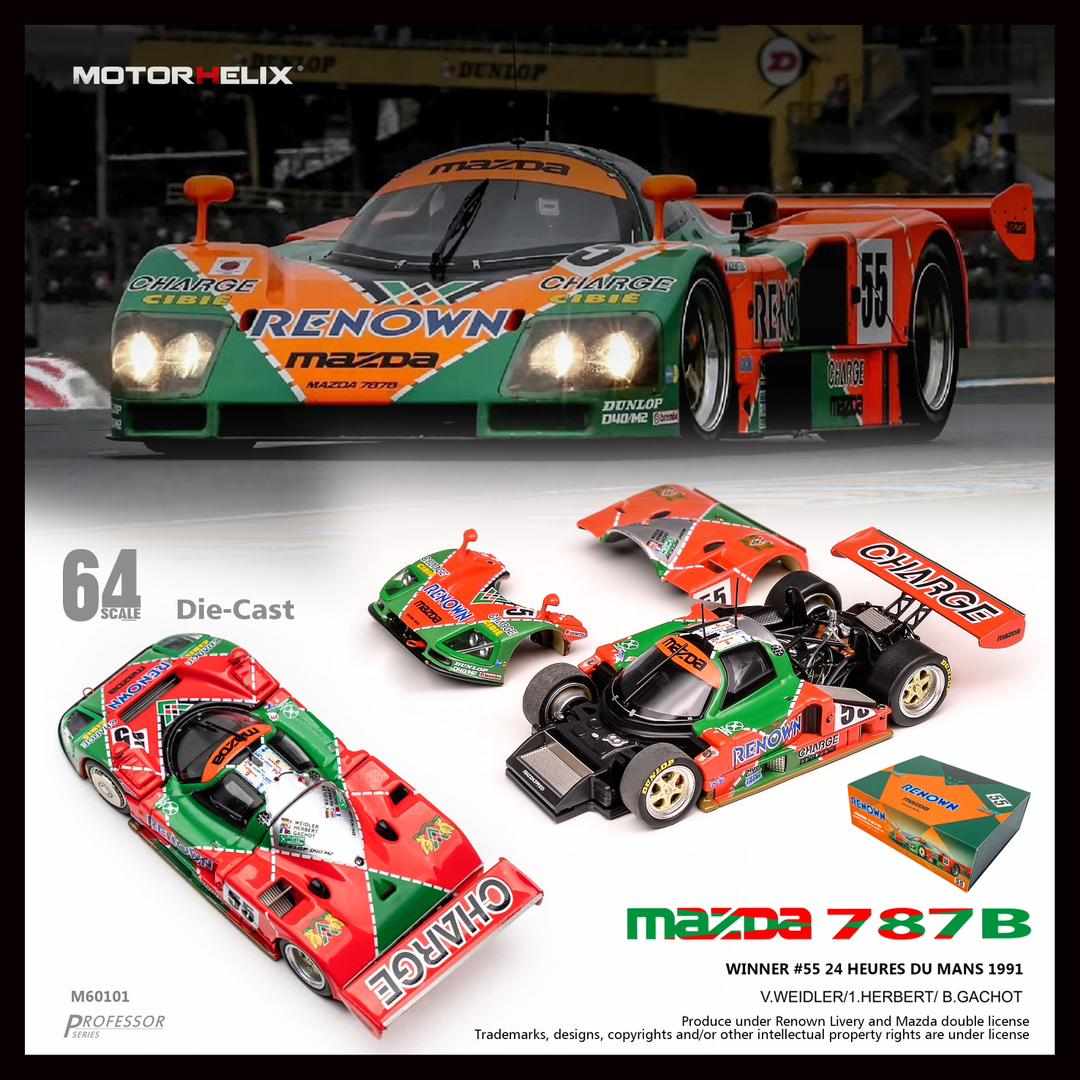 Autoart Signature 1/18 MAZDA 787B Le Mans Winner 1991 Johnny