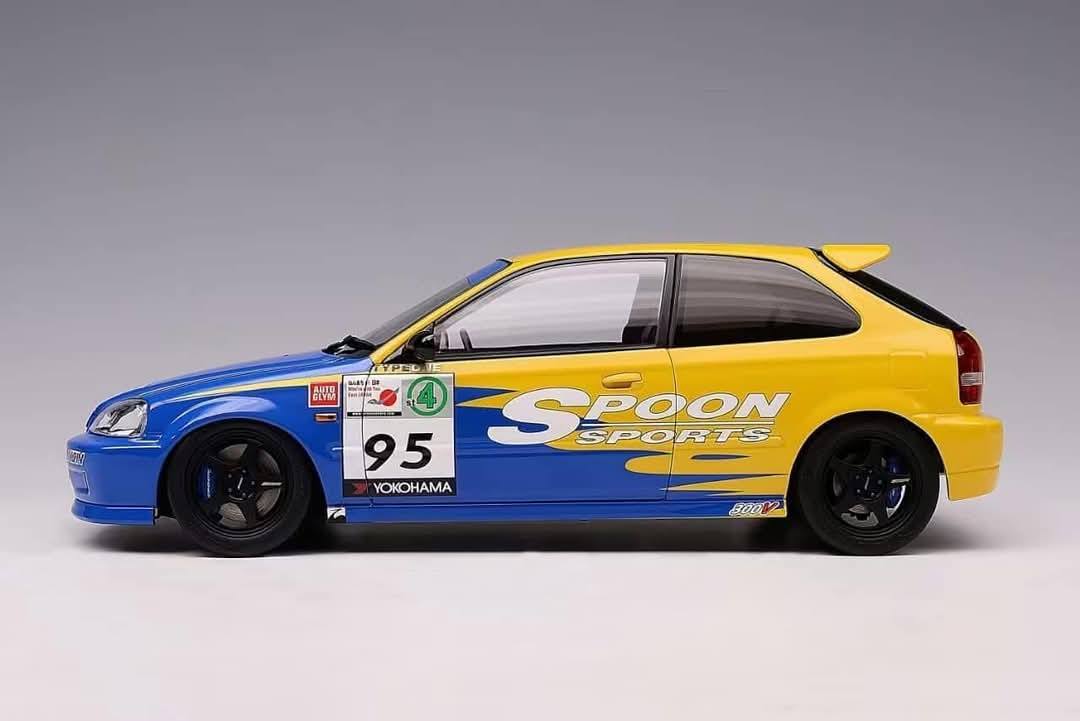 MotorHelix 1:18 Honda Civic Type-R (EK9) Spoon Sports Version