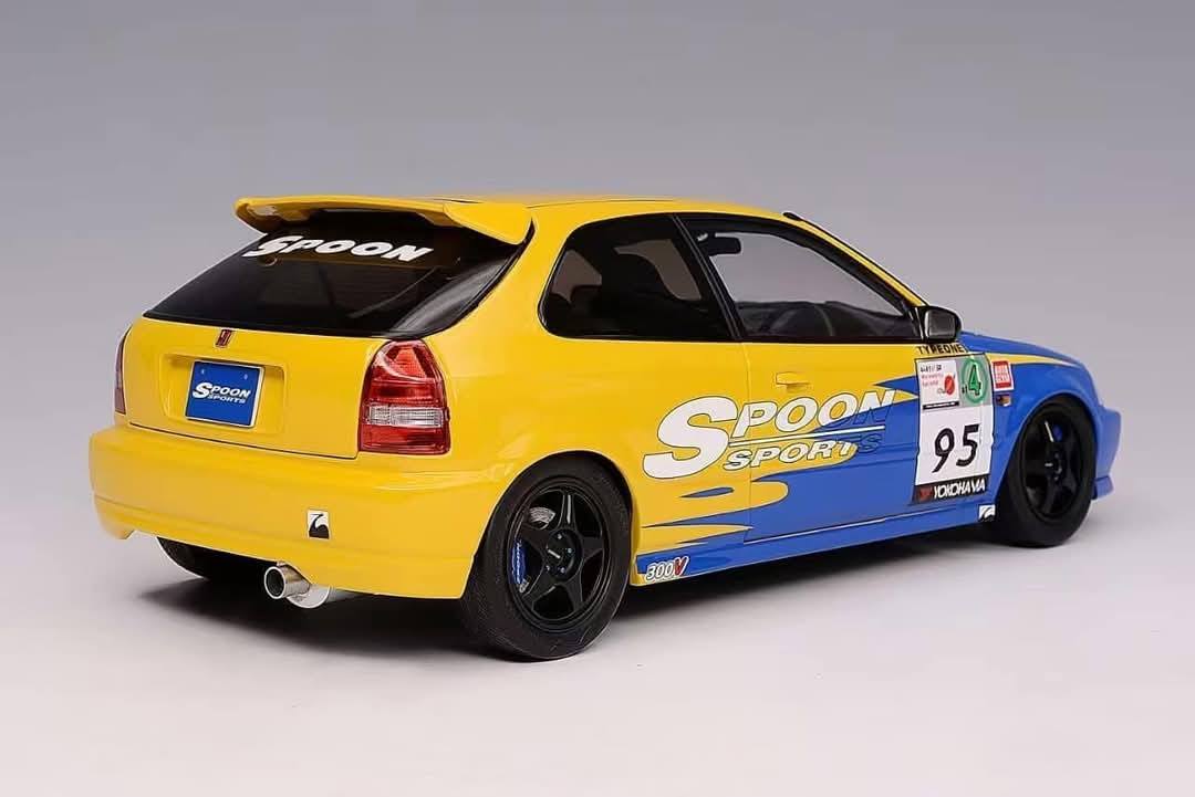 MotorHelix 1:18 Honda Civic Type-R (EK9) Spoon Sports Version