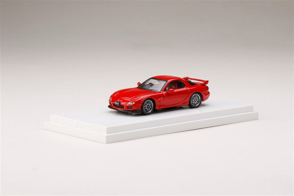 Hobby Japan 1:64 Mazda RX-7 FD3S Spirit R Type A in Vintage Red