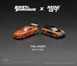 *PREORDER* MINIGT 1:64 Toyota Supra BOMEX “The Fast and the Furious” Brian O’Conner