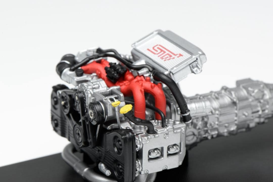 MOTOR HELIX 1/18スバルEJ20 エンジン完成品M90119 PREORDER* MotorHelix 1:18 Subaru STi EJ20 Engine Display