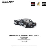 Pop Race 1:64 Nissan Skyline GT-R V8 Drift (Hakosuka) JP Coca Cola in Black