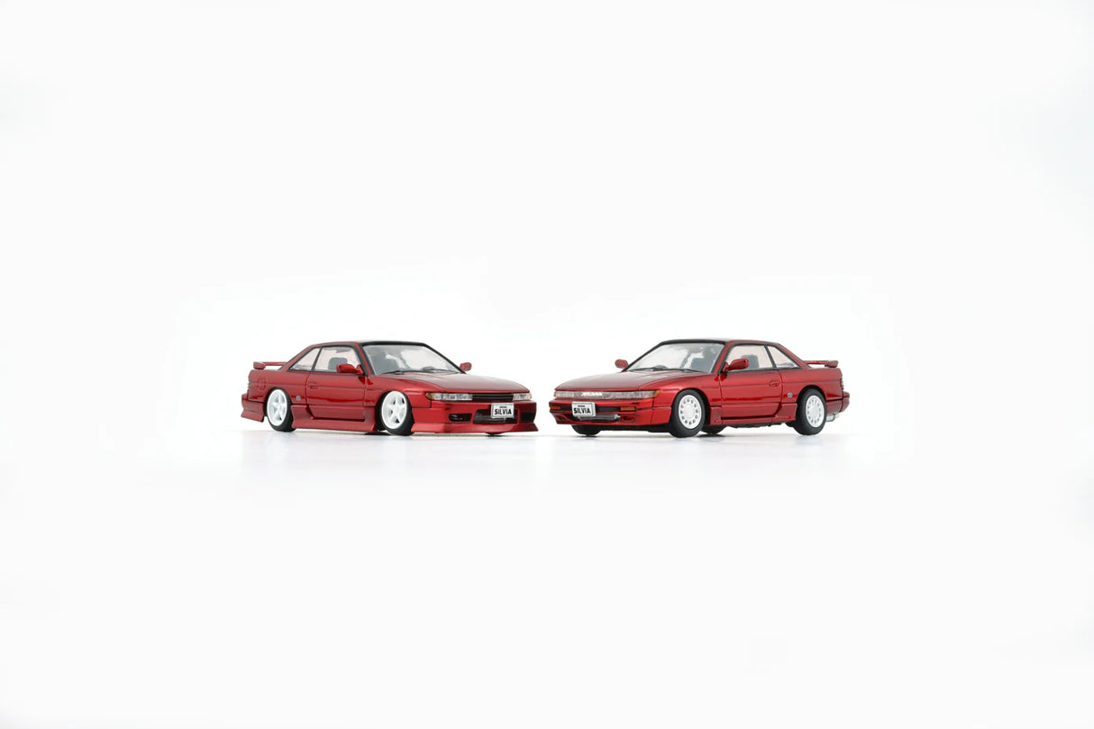 BM Creations 1:64 Nissan 180SX (LHD) in Red Metallic