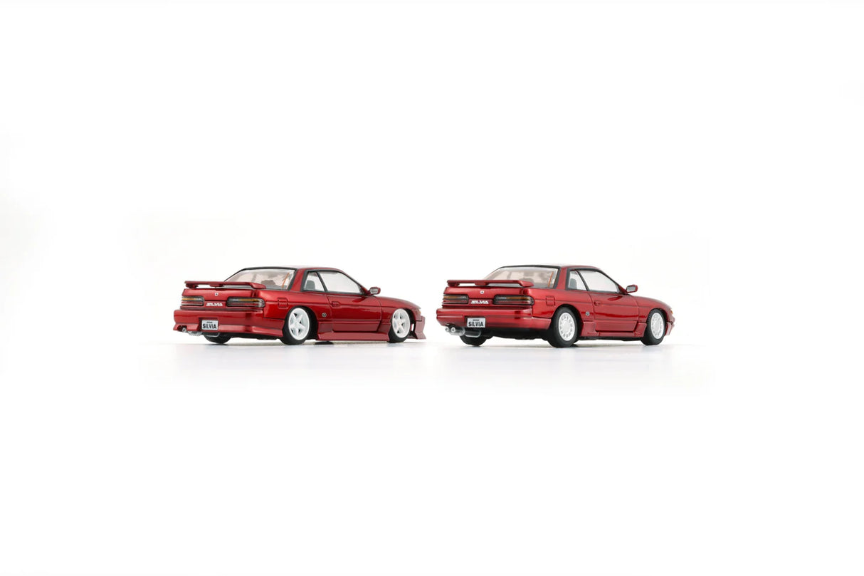BM Creations 1:64 Nissan 180SX (LHD) in Red Metallic