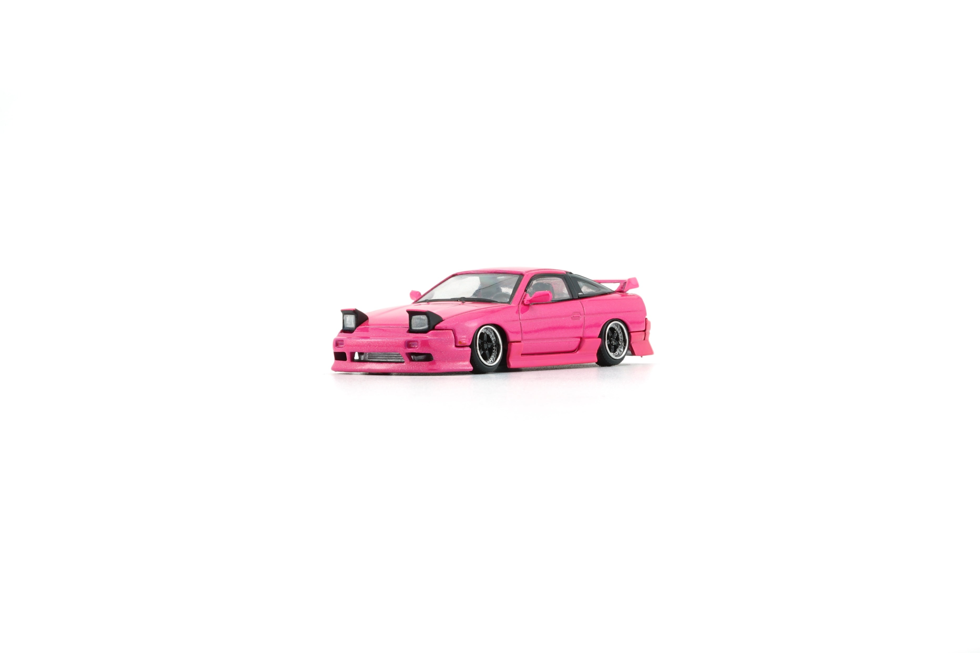 BM Creations 1:64 Nissan 180SX in Metallic Pink – Model Cars